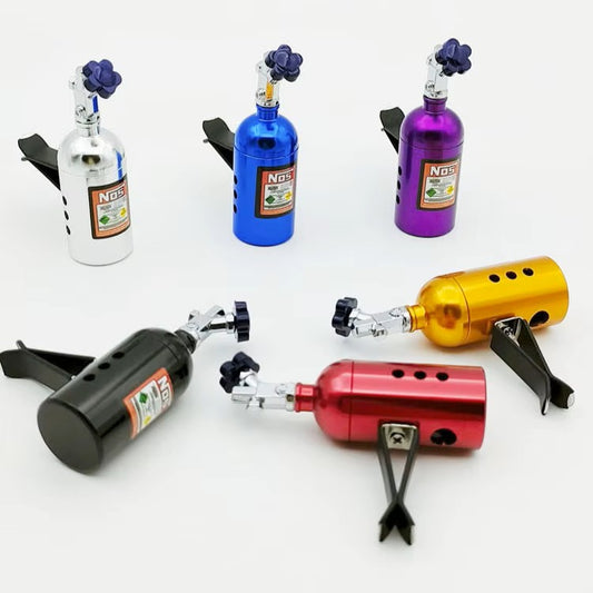 NOS Nitrogen Bottle Car Air Freshener – Fast & Furious Style Vent Aromatherapy Perfume